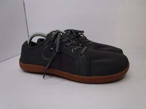 Whitin Barefoot Shoes Womens 11 42 Gray Wide Toe Lace Up Knit Walking Gorpcore